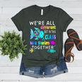We'Re All Different But We Swim Together Elementary Teacher Women's Heather T-Shirt Heather Forest We'Re All Different But We Swim Together Elementary Teacher Women's Heather T-Shirt Heather Forest