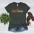 Whatateacher Shirt Teacher Lovers Women's Heather T-Shirt Heather Forest Whatateacher Shirt Teacher Lovers Women's Heather T-Shirt Heather Forest