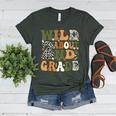 Wild About 2nd Grade Teacher Student First Day Of School Women's Heather T-Shirt Heather Forest Wild About 2nd Grade Teacher Student First Day Of School Women's Heather T-Shirt Heather Forest