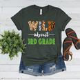 Wild About 3rd Grade Teacher Student Third Grade Zoo Safari Men Women Girls Kids Women's Heather T-Shirt Heather Forest Wild About 3rd Grade Teacher Student Third Grade Zoo Safari Men Women Girls Kids Women's Heather T-Shirt Heather Forest