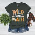 Wild About Math Cute Teacher Student Math Club Women's Heather T-Shirt Heather Forest Wild About Math Cute Teacher Student Math Club Women's Heather T-Shirt Heather Forest