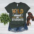 Wild About My Students School Teachers And Students Women's Heather T-Shirt Heather Forest Wild About My Students School Teachers And Students Women's Heather T-Shirt Heather Forest