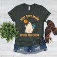 Will Give Math Advice For Candy Math Ghost Teacher Halloween Women's Heather T-Shirt Heather Forest Will Give Math Advice For Candy Math Ghost Teacher Halloween Women's Heather T-Shirt Heather Forest