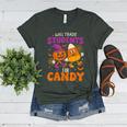 Will Trade Students For Candy Shirt Fun Candy Corn Teacher Women's Heather T-Shirt Heather Forest Will Trade Students For Candy Shirt Fun Candy Corn Teacher Women's Heather T-Shirt Heather Forest