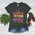 Which Witch Is Which Halloween English Teacher Women's Heather T-Shirt Heather Forest