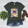 Women Halloween The Teacher Tour Ghosts Pencil Pumpkins Women's Heather T-Shirt Heather Forest Women Halloween The Teacher Tour Ghosts Pencil Pumpkins Women's Heather T-Shirt Heather Forest