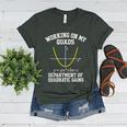 Working On My Quads Algebra Math Gym Teacher Women's Heather T-Shirt Heather Forest