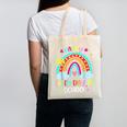100th Day Of School Rainbow Happy 100 Days Smarter Teacher Canvas Tote Bag, trending gift