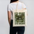 5th Grade Teacher Student Camo Bow Back To School Canvas Tote Bag, trending gift