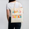 ABCD Kindergarten Rocks Back To School Teacher Kindergarten Canvas Tote Bag, trending gift ABCD Kindergarten Rocks Back To School Teacher Kindergarten Canvas Tote Bag, trending gift
