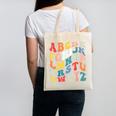 Alphabet Hi Back To School ABC Pre K Kindergarten Teacher Canvas Tote Bag, trending gift Alphabet Hi Back To School ABC Pre K Kindergarten Teacher Canvas Tote Bag, trending gift