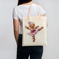 Ballet Dancer Gingerbread Christmas Dance Teacher Girl Women Canvas Tote Bag, trending gift Ballet Dancer Gingerbread Christmas Dance Teacher Girl Women Canvas Tote Bag, trending gift