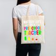 Battery Life Of a Preschool School Teacher School Week Canvas Tote Bag, trending gift Battery Life Of a Preschool School Teacher School Week Canvas Tote Bag, trending gift