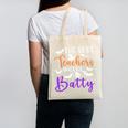 The Best Teachers Are A Bit Batty Teacher Bat Halloween Canvas Tote Bag, trending gift