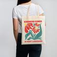 Boho Flower ESL Teacher Kindness Comes In Many Languages Canvas Tote Bag, Esl Teacher Gifts, trending gift
