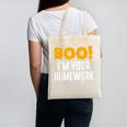 Boo I'm Your Homework Halloween Teacher Costume Canvas Tote Bag, trending gift Boo I'm Your Homework Halloween Teacher Costume Canvas Tote Bag, trending gift