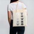 Cat Themed Artist Value Scale Educational Art Teacher Canvas Tote Bag, trending gift Cat Themed Artist Value Scale Educational Art Teacher Canvas Tote Bag, trending gift