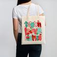 Christmas Coquette Bow Teacher Teach Love Inspire Canvas Tote Bag, trending gift Christmas Coquette Bow Teacher Teach Love Inspire Canvas Tote Bag, trending gift