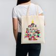 Christmas Library Tree Love Reading Books Nerd Teacher Canvas Tote Bag, trending gift Christmas Library Tree Love Reading Books Nerd Teacher Canvas Tote Bag, trending gift