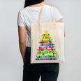 Christmas Tree Made Of Crayons School Teacher Life Student Canvas Tote Bag, trending gift Christmas Tree Made Of Crayons School Teacher Life Student Canvas Tote Bag, trending gift