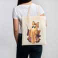Coquette Music Note Patchwork Ghost Music Teacher Halloween Canvas Tote Bag, trending gift