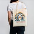 Cute Special Education Leopard Print SPED Teacher Idea Canvas Tote Bag, trending gift