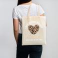 Daycare Provider Teacher Childcare Worker Leopard Heart Fun Canvas Tote Bag, trending gift