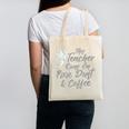 Disney Peter Pan Tinkerbell Teacher Pixie Dust And Coffee Canvas Tote Bag, trending gift Disney Peter Pan Tinkerbell Teacher Pixie Dust And Coffee Canvas Tote Bag, trending gift