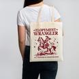 Elopement Wrangler Teacher ABA Behavior Support Cowboy Canvas Tote Bag, trending gift