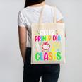 Feliz Primer Dia De Clases Kids Girl Teacher Spanish School Canvas Tote Bag, trending gift