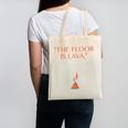 The Floor Is Lava For History Lovers & Teachers Premium Tri-Blend Canvas Tote Bag, History Teacher Gifts, trending gift The Floor Is Lava For History Lovers & Teachers Premium Tri-Blend Canvas Tote Bag, History Teacher Gifts, trending gift