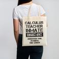 Halloween Calculus Teacher Prisoner Costume Canvas Tote Bag, trending gift