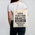 Halloween Gym Teacher Prisoner Costume Canvas Tote Bag, trending gift Halloween Gym Teacher Prisoner Costume Canvas Tote Bag, trending gift