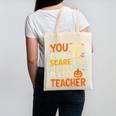 Halloween Preschool Teacher You Can't Scare Me Im A Teacher Canvas Tote Bag, trending gift Halloween Preschool Teacher You Can't Scare Me Im A Teacher Canvas Tote Bag, trending gift