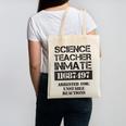 Halloween Science Teacher Prisoner Costume Canvas Tote Bag, Science Teacher Gifts, trending gift