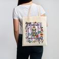 Halloween Skeleton Teacher I'Ll Just Wait Until It's Quiet Canvas Tote Bag, trending gift