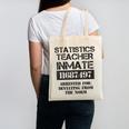 Halloween Statistics Teacher Prisoner Costume Canvas Tote Bag, trending gift Halloween Statistics Teacher Prisoner Costume Canvas Tote Bag, trending gift