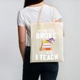 Halloween Teacher Tee My Broom Broke So Now I Teach Canvas Tote Bag, trending gift Halloween Teacher Tee My Broom Broke So Now I Teach Canvas Tote Bag, trending gift