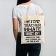 Halloween History Teacher Prisoner Costume Canvas Tote Bag, History Teacher Gifts, trending gift Halloween History Teacher Prisoner Costume Canvas Tote Bag, History Teacher Gifts, trending gift