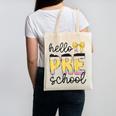 Hello Pre-K Preschool Back To School First Day Teacher Kids Canvas Tote Bag, trending gift Hello Pre-K Preschool Back To School First Day Teacher Kids Canvas Tote Bag, trending gift