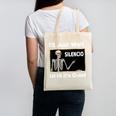 I'Ll Just Wait Until It's Quiet Spanish Teacher Halloween Men Women Kids Canvas Tote Bag, trending gift I'Ll Just Wait Until It's Quiet Spanish Teacher Halloween Men Women Kids Canvas Tote Bag, trending gift