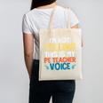 I'm Not Yelling This Is My PE Teacher Voice Canvas Tote Bag, Pe Teacher Gifts, trending gift I'm Not Yelling This Is My PE Teacher Voice Canvas Tote Bag, Pe Teacher Gifts, trending gift