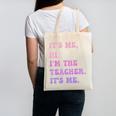 It's Me Hi I'm The TEACHER It's Me Teacher Educator Canvas Tote Bag, trending gift It's Me Hi I'm The TEACHER It's Me Teacher Educator Canvas Tote Bag, trending gift