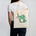 Be Kind Teacher Anti-Bullying Dino Kindness Women Men Boys Canvas Tote Bag, trending gift