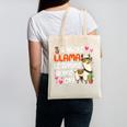 Llama Learning Teachers Students Alpaca Lover Back To School Canvas Tote Bag, trending gift