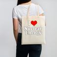 I Love Nuclear Energy School Teacher Canvas Tote Bag, trending gift