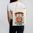 Mad Scientist Pumpkin Science Teacher Halloween Costume Kids Canvas Tote Bag, Science Teacher Gifts, trending gift