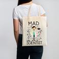 Mad Scientist Shirt Kids Boys Youth Science Teacher Canvas Tote Bag, Science Teacher Gifts, trending gift