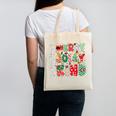 Be Merry Be Jolly Be Kind Merry Christmas Teacher Xmas PJs Canvas Tote Bag, trending gift