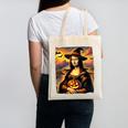 Mona Lisa Pumpkin Halloween Art Teacher Witchy Women Kids Canvas Tote Bag, trending gift Mona Lisa Pumpkin Halloween Art Teacher Witchy Women Kids Canvas Tote Bag, trending gift